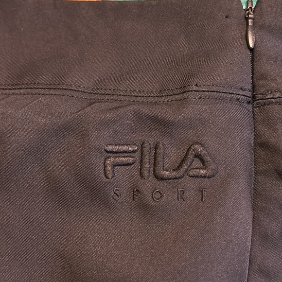 FILA Sport Golf Black Skort with shorts, Size 14, 100% Polyester. ECU - Picture 10 of 11